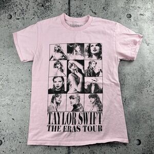 Taylor Swift Tee Shirt The Eras Tour Pink Size Small Official Tour Merch